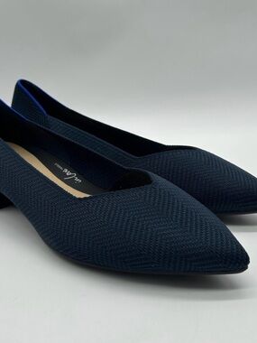Rothy's Dark Navy Pointed Toe Flats
